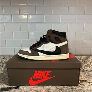 Jordan 1 Travis Scott high mocha.